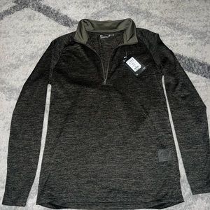 Under armor men’s olive green quarter zip